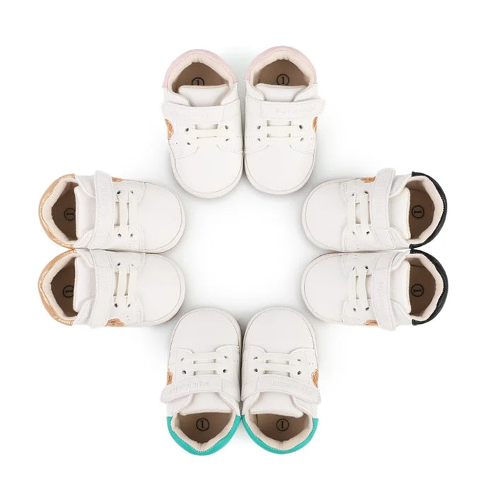 Infant Baby Boys Girls Moccasins Sneakers Bear Embroidery Soft Sole Flat Shoes Prewalker Anti-Slip Shoes First Walker Shoes