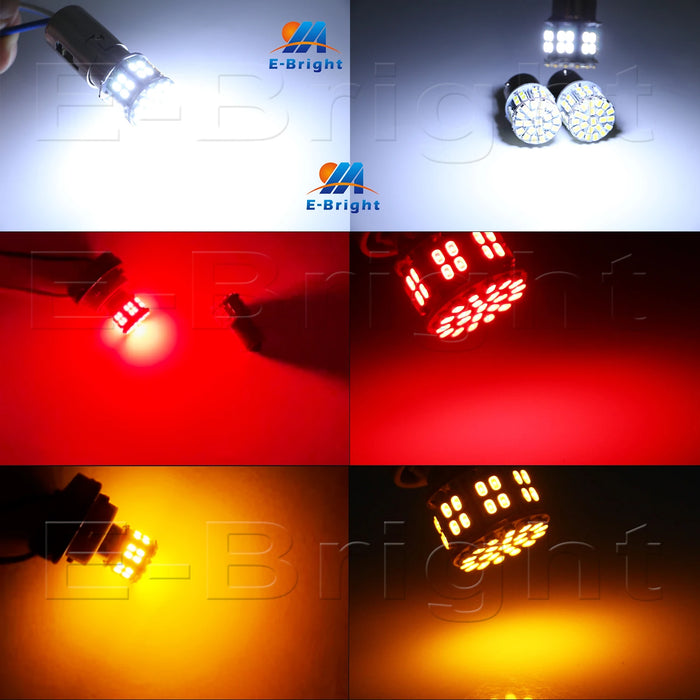 10PCS 24V P21W 1156 BA15S 1157 P21/5W 1206 50 SMD bianco rosso ambra Led auto camion Backup coda indicatore di direzione indicatore di parcheggio