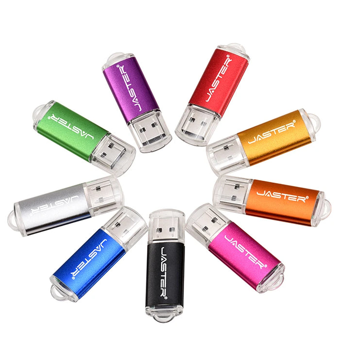 Nuovi chiavette USB portatili con logo personalizzato gratuito Pen Drive in metallo con chiavetta di memoria portachiavi 64 GB/32 GB/16 GB/8 GB/4 GB Pendrive U Di