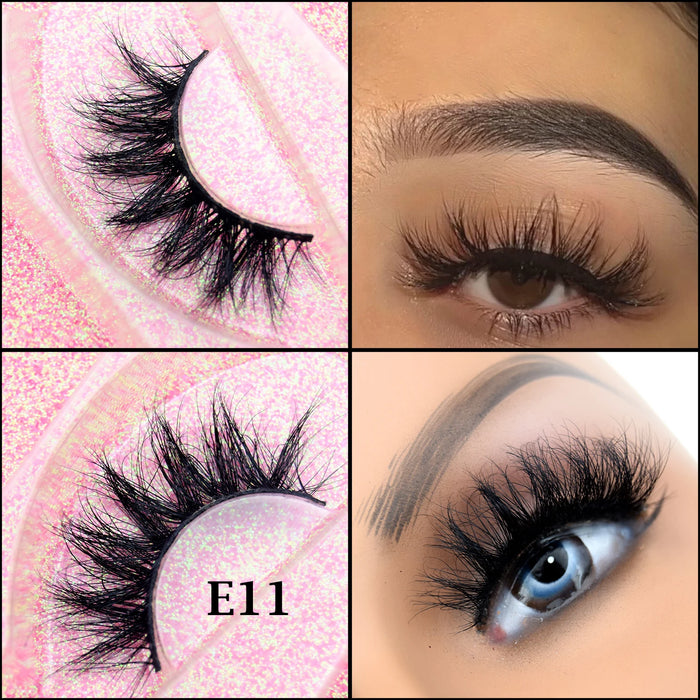 Ciglia Visofree Ciglia di visone 3D volume naturale fatto a mano ciglia morbide estensione ciglia lunghe ciglia di visone reale per il trucco E01