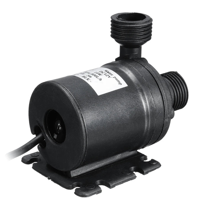 Pompa dell'acqua Ultra silenziosa Mini DC 12V 19W 800L/H motore Brushless sommergibile pompa dell'acqua dell'acquario fontana dello stagno per il giardino del serbatoio di pesce