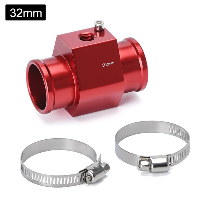 1Pc di Acqua Sensore di Temperatura Temp Tubo Comune Gauge Radiatore Tubo Adattatore Formato 28mm / 30mm / 32mm / 34mm / 36mm / 38mm / 40 millimetri
