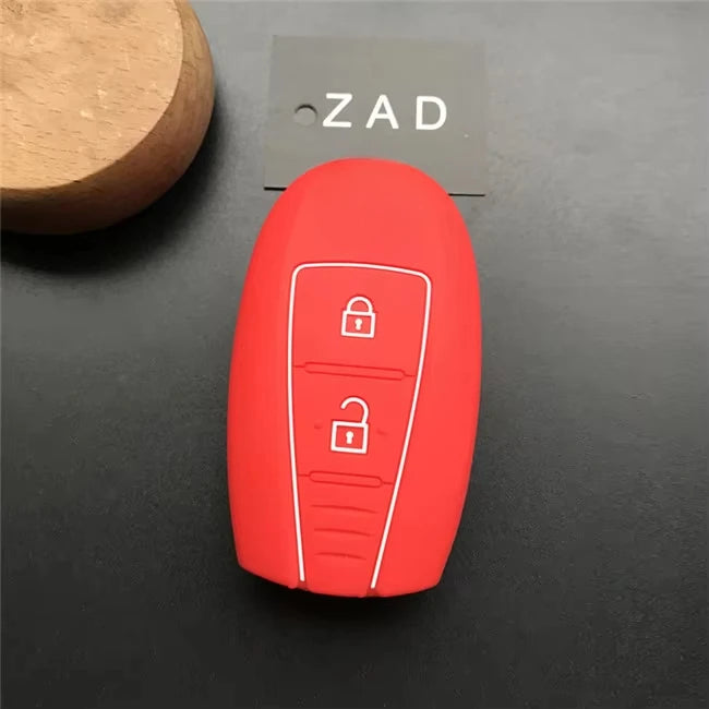 ZAD custodia protettiva per portachiavi in silicone custodia protettiva per cappuccio per SUZUKI Swift Sport SX4 SCORSS grand vitara accessori per auto remote