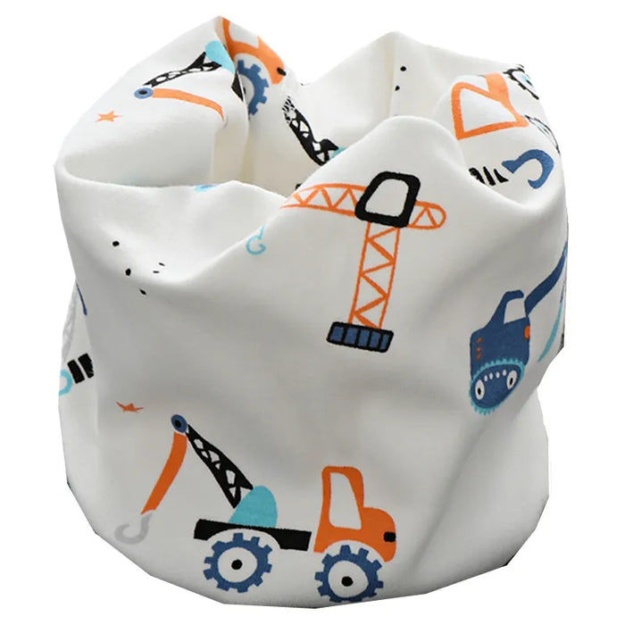 2024 Nuova Primavera Autunno Bambini Sciarpa Moda Bambini Bambino Sciarpa di cotone Ragazzi Ragazze O Ring Sciarpa Bambini Collare Bambino Sciarpa al collo