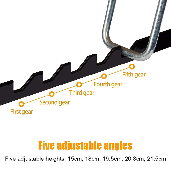 Scrivania pieghevole Tavolo per laptop per letto e divano Scrivania per laptop Regolazione dell'altezza a 5 livelli con portabicchieri Tavolo multifunzione