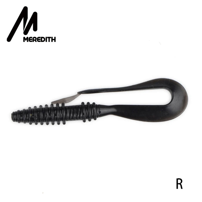 Meredith Mad Wag Esche morbide da pesca 50mm 75mm Esche morbide artificiali Predator Pesca in silicone Wobblers morbidi Esche da pesca