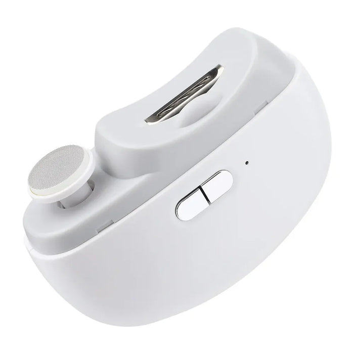 Tagliaunghie elettrico rettifica e lucidatura 2 in 1 smerigliatrice per unghie automatica portatile multifunzionale strumento elettrico per Manicure
