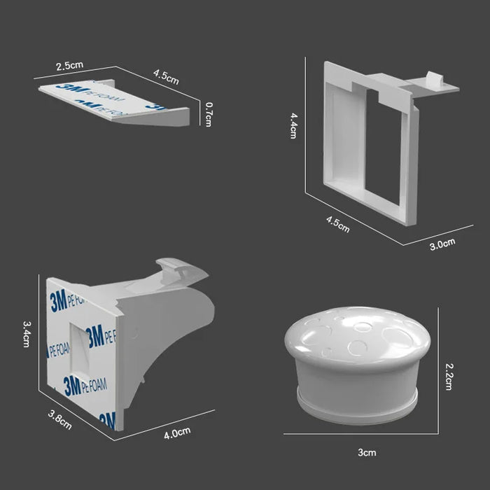 Limitatore di serratura di sicurezza per bambini magnetico protezione per bambini serratura di sicurezza per bambini serratura invisibile porta dell'armadio con chiusura del cassetto di sicurezza per bambini