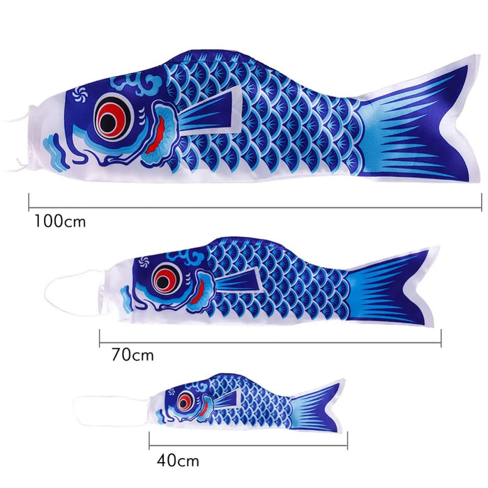 Nuovo stile 40/70/100 CM Koi Nobori Carpa Calzini a vento Koinobori Bandiera di pesce colorato Appeso a parete Decorazioni per la casa