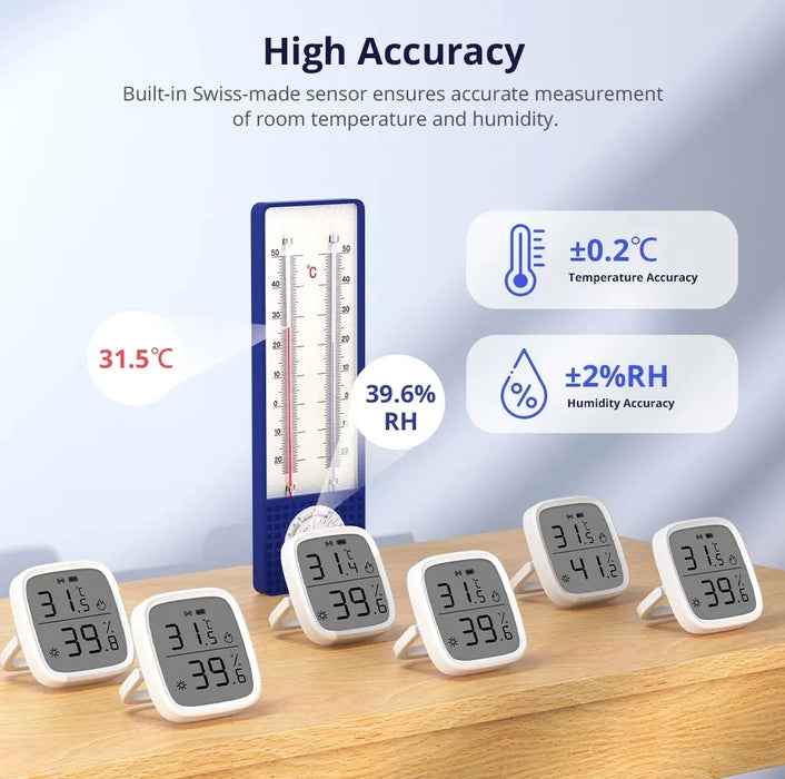 SONOFF SNZB-02D Zigbee sensore di umidità della temperatura Smart Home Automation Monitor in tempo reale Ewelink Alexa Google Home Assistant