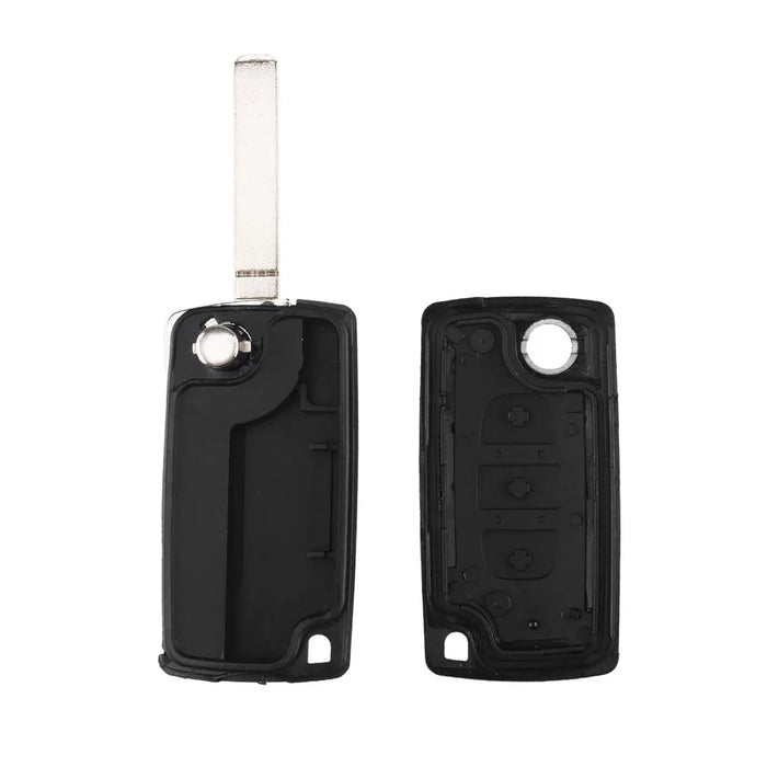 KEYYOU Per Citroen C2 C3 C4 C5 C6 C8 3 Bottoni Flip Chiave A Distanza Dell'automobile Della Copertura Della Cassa Borsette Fob VA2 Lama CE0523