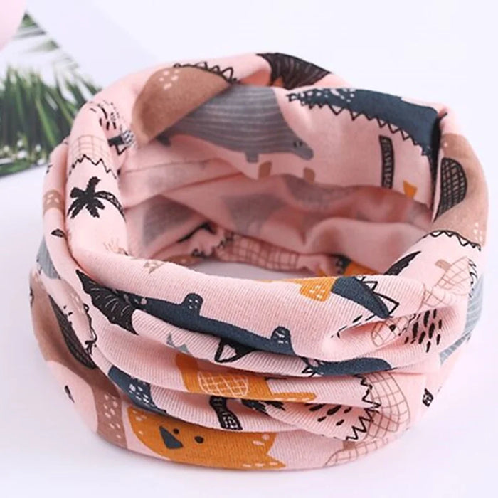 2024 Nuova Primavera Autunno Bambini Sciarpa Moda Bambini Bambino Sciarpa di cotone Ragazzi Ragazze O Ring Sciarpa Bambini Collare Bambino Sciarpa al collo