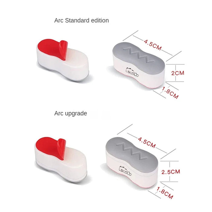 Lotto antiscivolo coperchio wc guarnizione paraurti sedile autoadesivo cuscinetti ammortizzanti fornisce un ottimo buffer protettivo 4.5*2*2 Cm