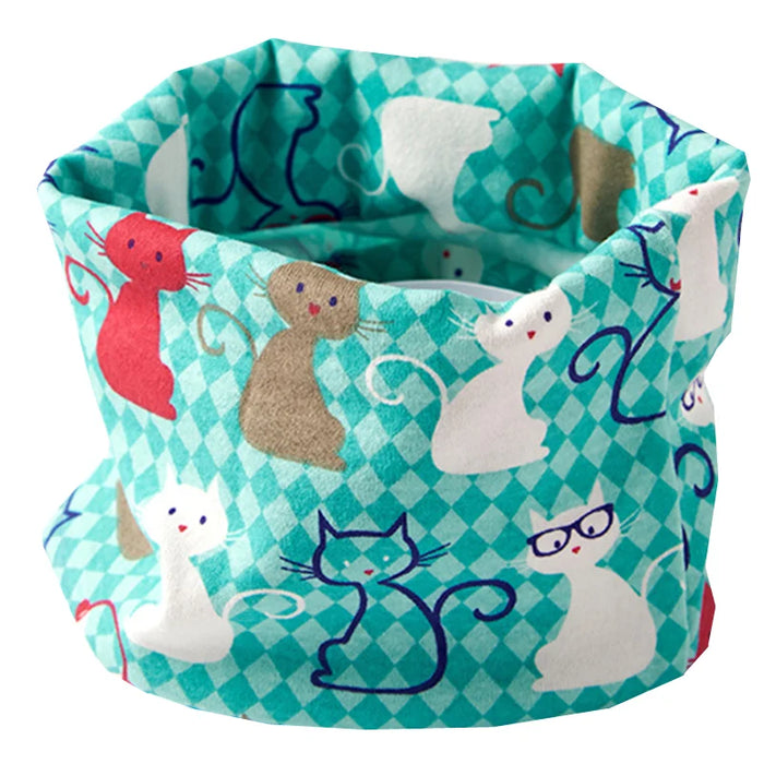 2024 Nuova Primavera Autunno Bambini Sciarpa Moda Bambini Bambino Sciarpa di cotone Ragazzi Ragazze O Ring Sciarpa Bambini Collare Bambino Sciarpa al collo