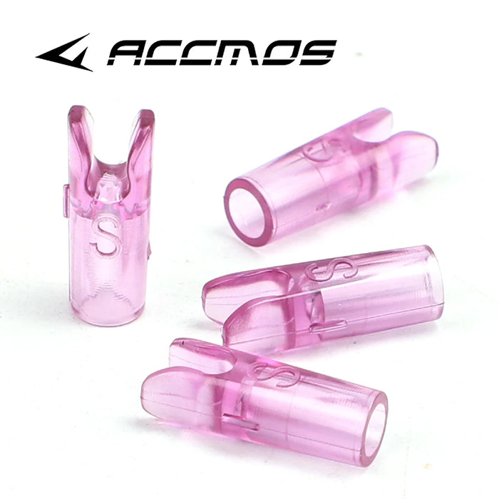 60 pz FAI DA TE In Plastica Freccia Spille Nocks Formato L E Taglia S Per ID4.2mm ID6.2mm 3.2mm Freccia Albero Tiro Con Arco accessorio