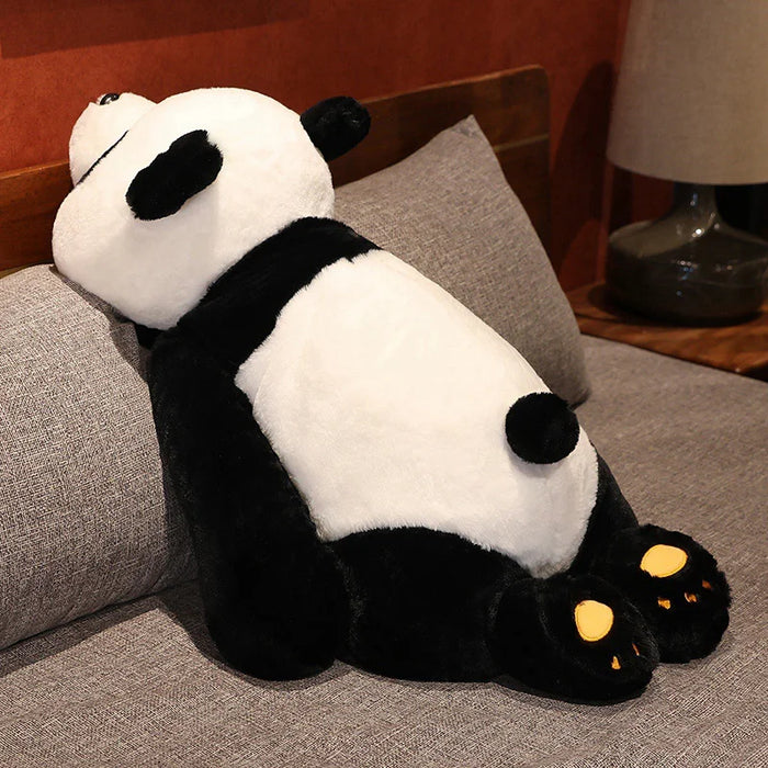 60 cm-120 cm Panda gigante giocattoli di peluche morbido cuscino per dormire cartone animato animale orso farcito bambola classica per bambini compleanno regali di Natale