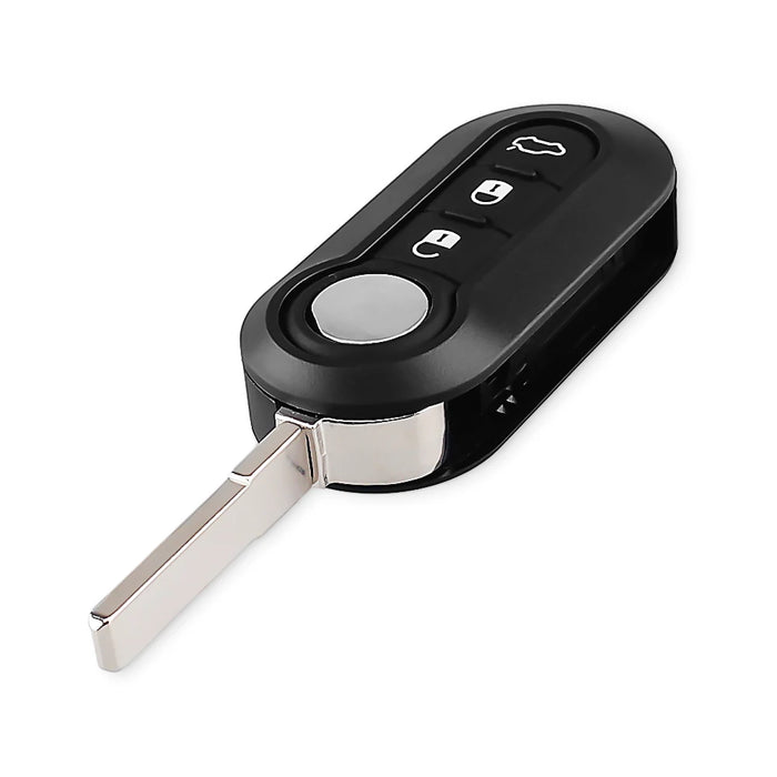 KEYYOU Chiave Caso 3 Bottoni Flip pieghevole Chiave A Distanza Caso Borsette Copertura Per FIAT 500 Panda Punto Bravo Allarme Auto Keyless SIP22 lama