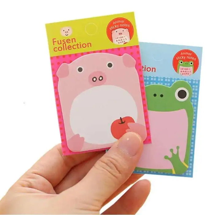 1 pz adesivo carino animale kawaii note adesive blocco note memo pad ufficio scuola forniture di cancelleria panda gatto lepre segnalibro post