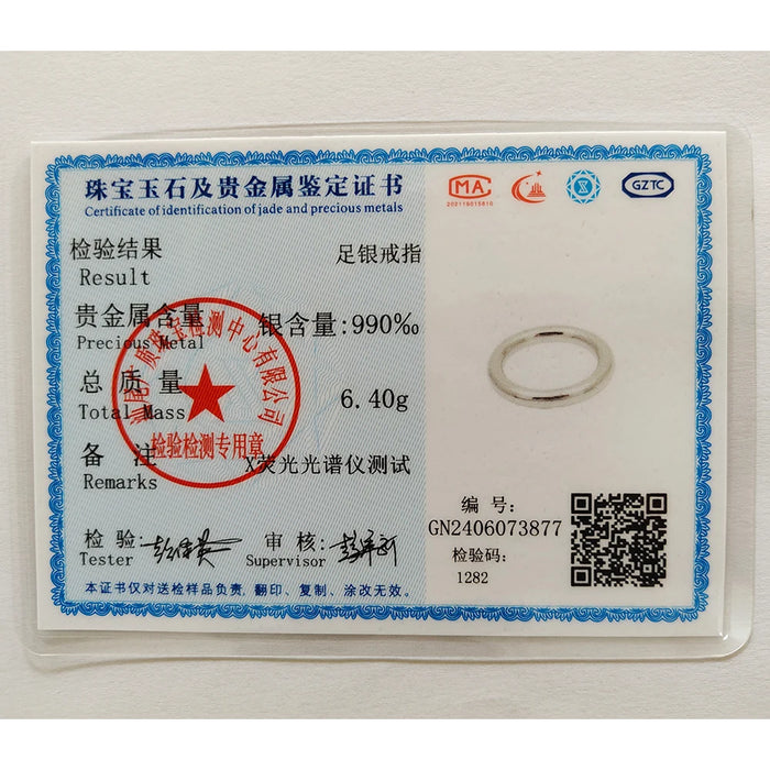 SHANICE autentici anelli del cerchio classico dei gioielli dell'argento sterlina 990 per il regalo delle donne Spedizione gratuita Cerchio semplice Giappone Corea