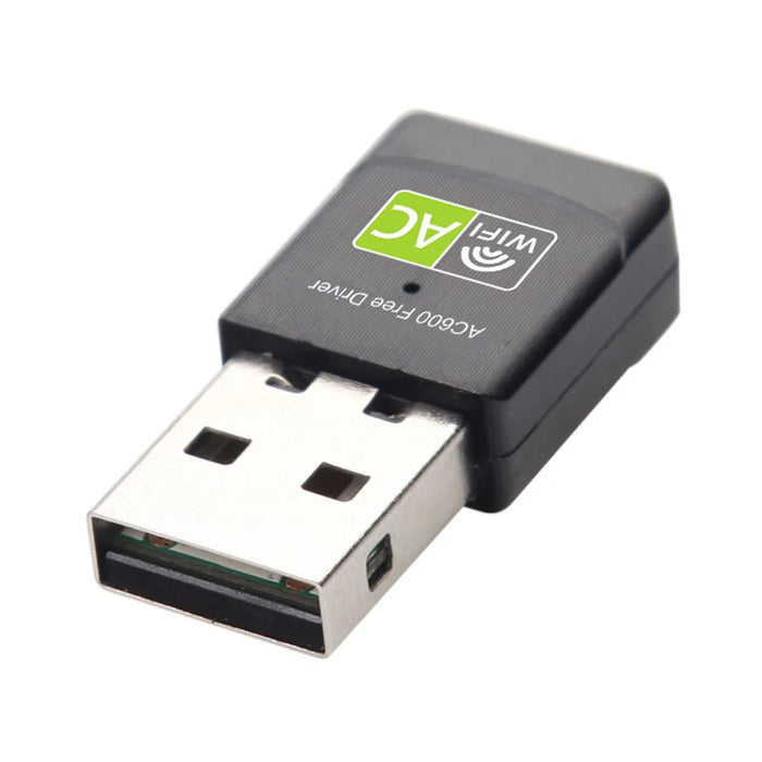 Adattatore WiFi Dual-band da 600Mbps Antenna USB 2.4g 5GHz adattatore Wifi USB adattatore per scheda di rete Wireless Wifi