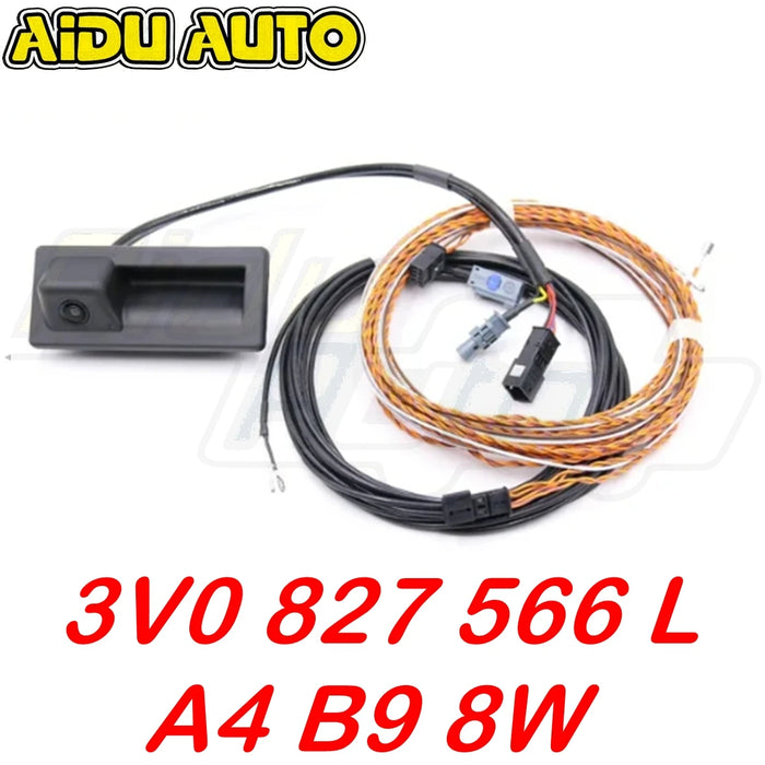 Per Audi A4 B9 8W 3V0 827 566 L telecamera con maniglia per baule posteriore con linea guida Highline 3V0827566L