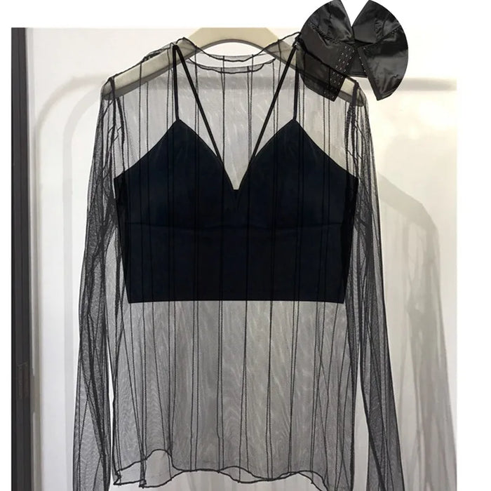 Sexy Satin Crop Top donna Wireless Bralette Crochet Top femminile Spaghetti Strap t-shirt ritagliata con petto imbottito canotta Camis