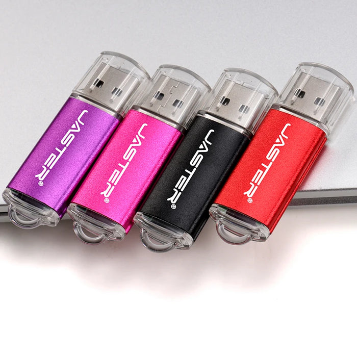 Nuovi chiavette USB portatili con logo personalizzato gratuito Pen Drive in metallo con chiavetta di memoria portachiavi 64 GB/32 GB/16 GB/8 GB/4 GB Pendrive U Di