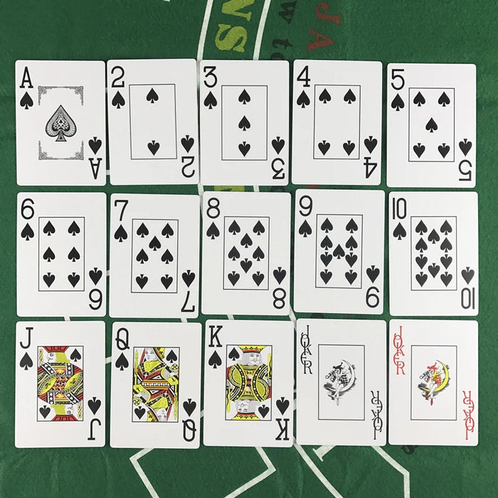 2 pz/set Baccarat Texas Hold'em plastica impermeabile Scrub carte da gioco Poker Club carte giochi da tavolo 2.48*3.46 pollici Yernea