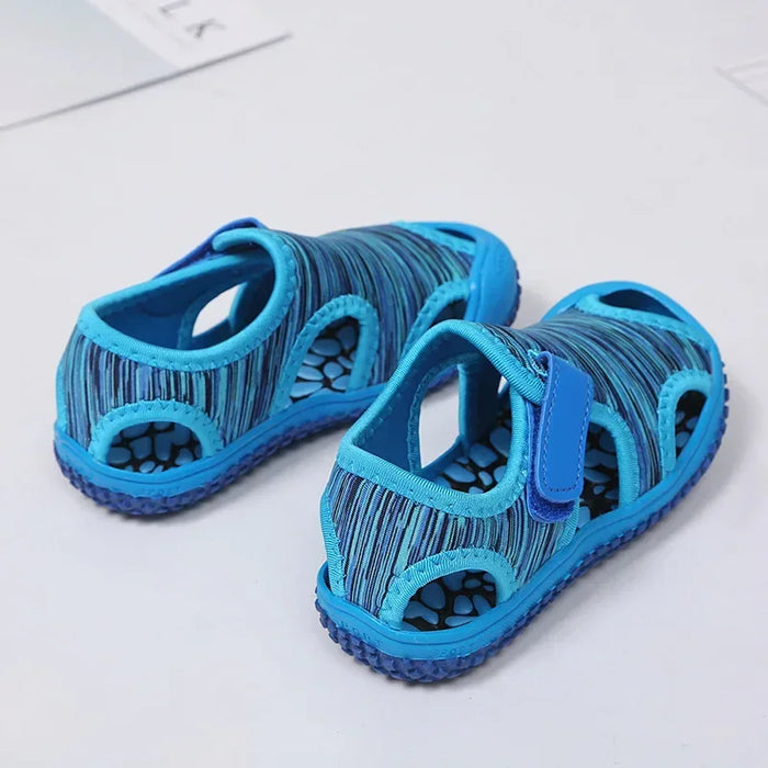 Estate neonate ragazzi sandali bambini sandali da spiaggia fondo morbido scarpe antiscivolo per bambini scarpe da esterno anticollisione