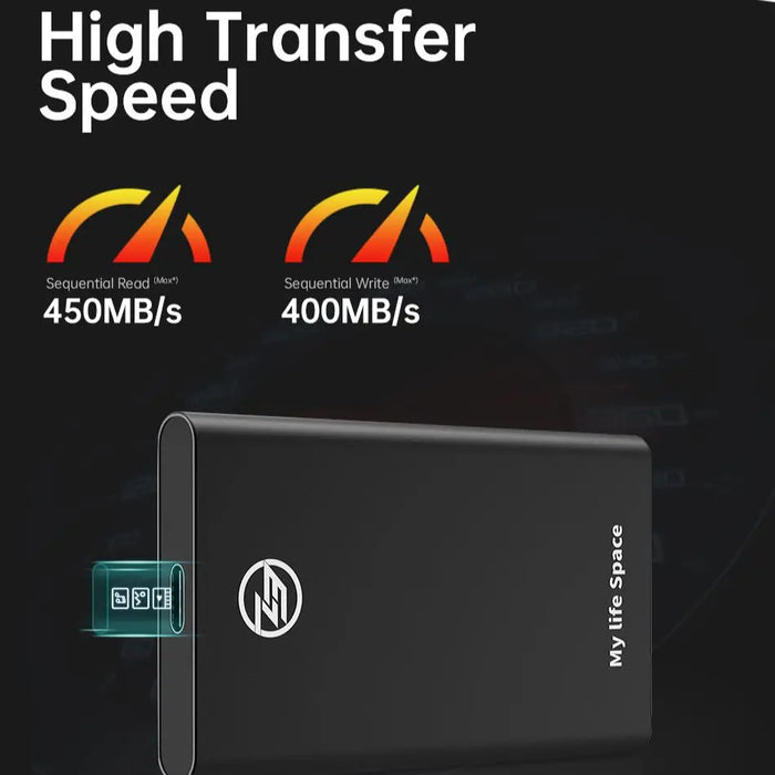 KingSpec Disco rigido SSD esterno 120 GB SSD 240 GB 480 GB Disco rigido esterno SSD portatile HDD da 1 TB per laptop con USB di tipo C 3.1