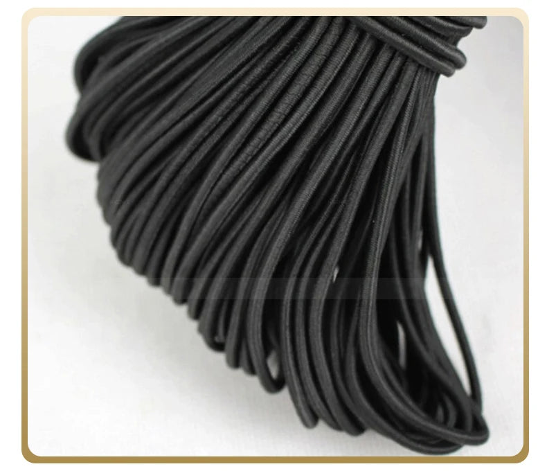 Forte corda elastica Corda elastica per shock Bungee Corda elastica per creazione di gioielli fai-da-te Tende per progetti all'aperto Bagagli per barche da kayak