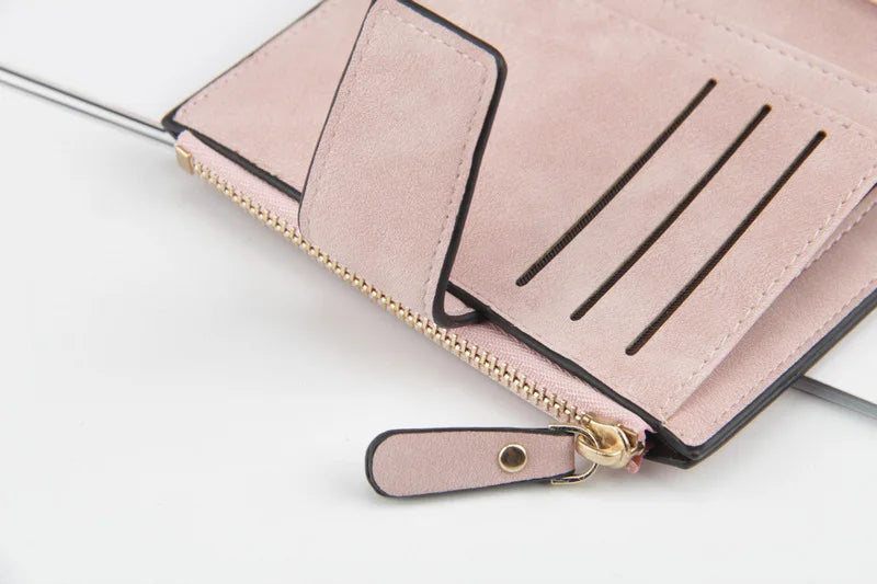 2024 Portafoglio da donna in pelle Hasp Portamonete piccolo e sottile Portafogli da donna Porta carte Portafogli di marca di lusso Borsa di design