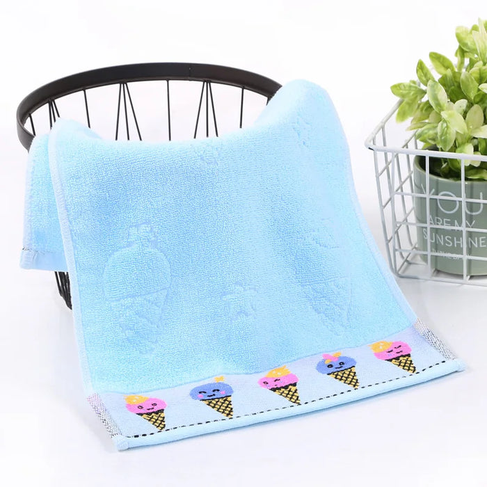 Asciugamano da bagno per bambini in morbido cotone asciugamano per il viso animale del fumetto asciugamano assorbente per bambini asciugamano assorbente per bambini 50x25cm