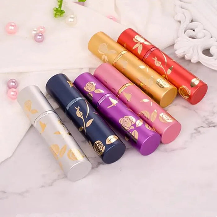 Bottiglia di profumo di vetro di lusso da 10 ml Bottiglie di profumo in metallo Atomizzatore vuoto Flacone spray in vetro Fiale riutilizzabili