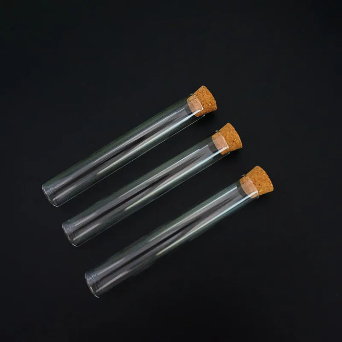 Provetta in vetro a fondo piatto 24 pz/lotto 15x100mm con tappi in sughero per tipi di TESTI