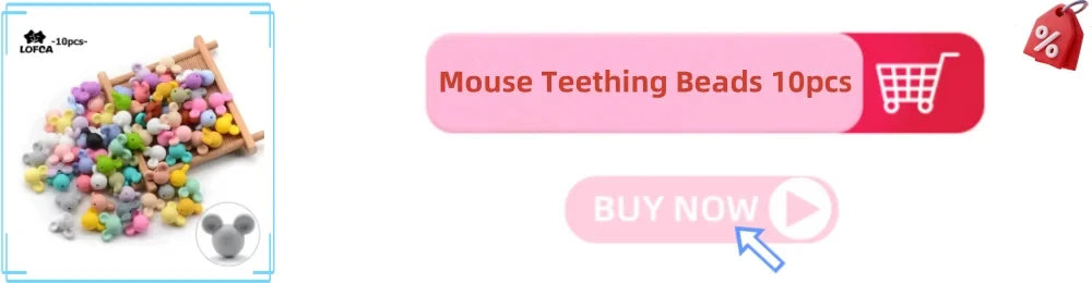 LOFCA 40 pz 12mm Perle di Silicone Dentizione Masticare Perline Food Grade Massaggiagengive Collana BPA Libero Gioielli Fai Da Te Bambino Massaggiagengive Giocattolo Ciuccio