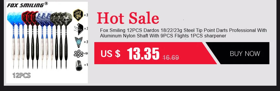 CUESOUL 9 pezzi di volti per freccette Ali di coda di freccette