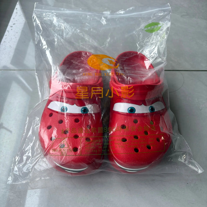 Disney Mcqueens Pixar Cartoon Pantofole impermeabili solide Sandali da esterno Sandali casual traspiranti con cinturino alla caviglia Eva Scarpe per adulti regalo