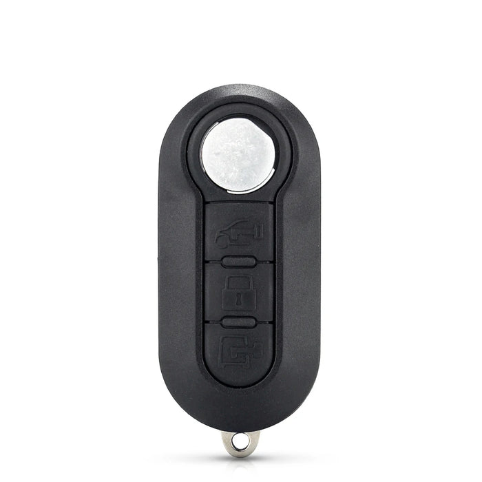 KEYYOU Chiave Caso 3 Bottoni Flip pieghevole Chiave A Distanza Caso Borsette Copertura Per FIAT 500 Panda Punto Bravo Allarme Auto Keyless SIP22 lama