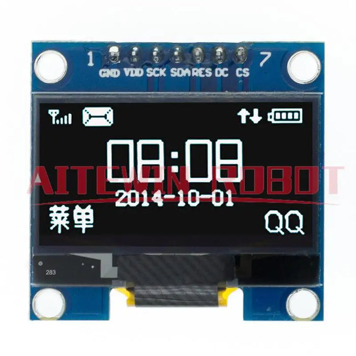 1pcs 1.3 pollici OLED modulo bianco/blu SPI/IIC I2C Comunicare colore 128X64 1.3 pollici OLED Display LCD A LED del Modulo 1.3 "OLED modulo