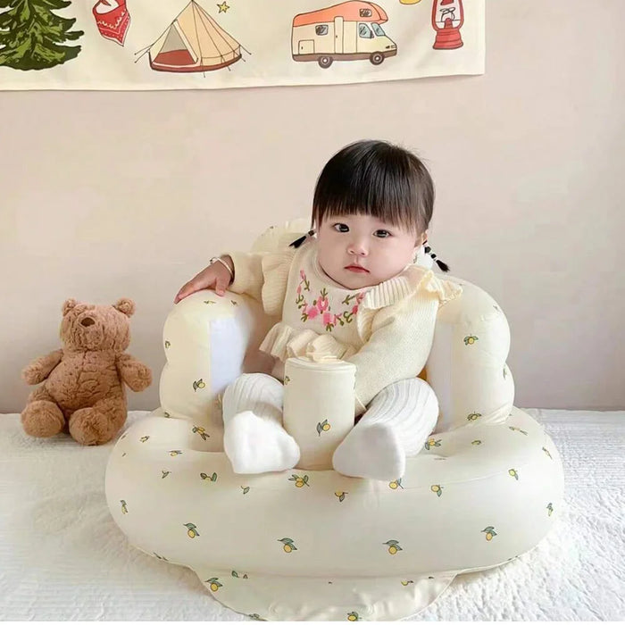 Infantile brillante bambino divano gonfiabile bambini Puff sedie da bagno portatili PVC multifunzionale sedile pratica seduta sgabello da bagno