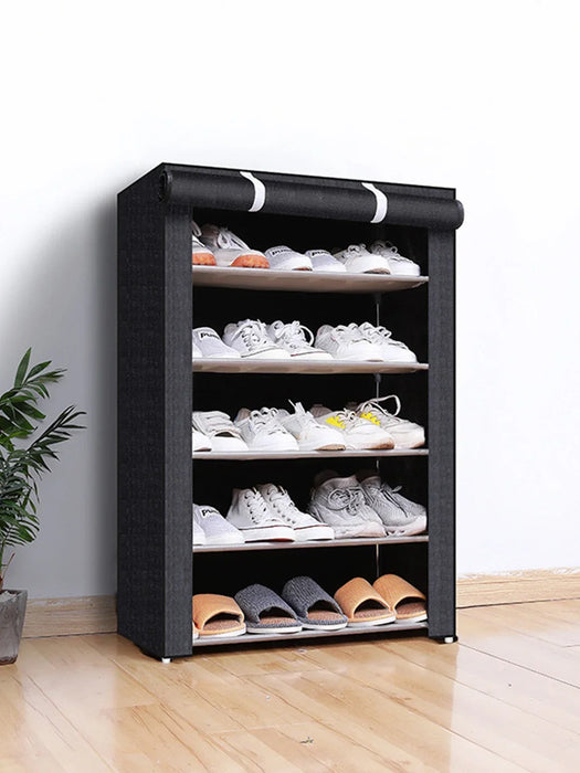 Scarpiera Organizer scarpiera antipolvere multistrato minimalista non tessuto mobili per la casa armadi salvaspazio scarpiera