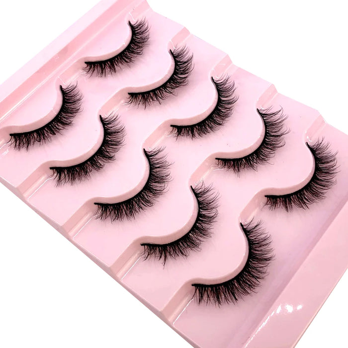 2023 Nuovo 5 paia ciglia finte naturali ciglia finte trucco lungo ciglia di visone 3d estensione ciglia ciglia di visone ciglia corte