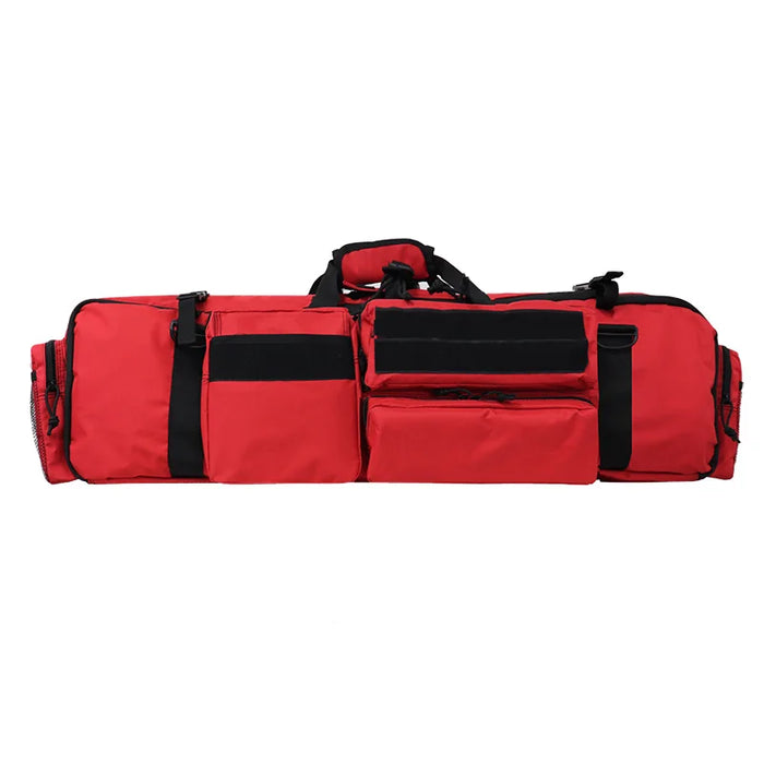 Zaino da caccia tattico in nylon 1000D Borsa da trasporto quadrata per doppio fucile con tracolla Borsa per pistola softair Custodia protettiva per tiro