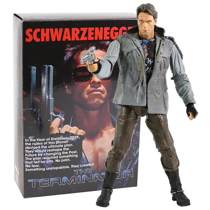NECA Terminator 2: Giornata del Giudice T-800 Arnold Schwarzenegger Action PVC Figure da collezione Model Toy 7" 18 cm