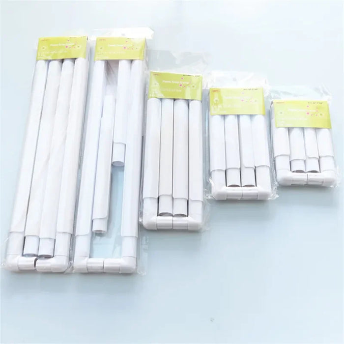Set di cornici da ricamo di forma quadrata di 5 dimensioni Set di strumenti artigianali per punto croce in plastica Strumenti per cucire Maniglia Telaio Cerchio Strumenti artigianali per cucire fai da te