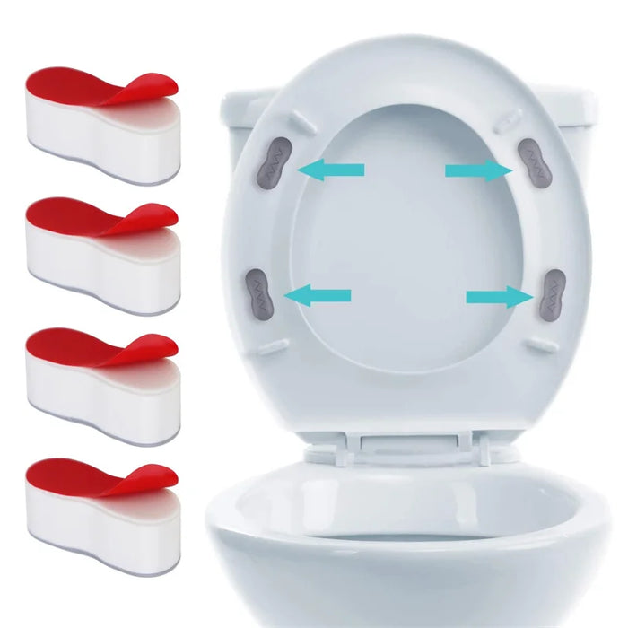 Lotto antiscivolo coperchio wc guarnizione paraurti sedile autoadesivo cuscinetti ammortizzanti fornisce un ottimo buffer protettivo 4.5*2*2 Cm