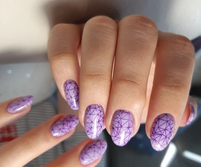 1Pc Nail Art Stamp Plate linea geometrica stampa fai da te piastra immagine 6*12CM piastra per timbratura unghie Stencil in lamiera di acciaio inossidabile JR-030