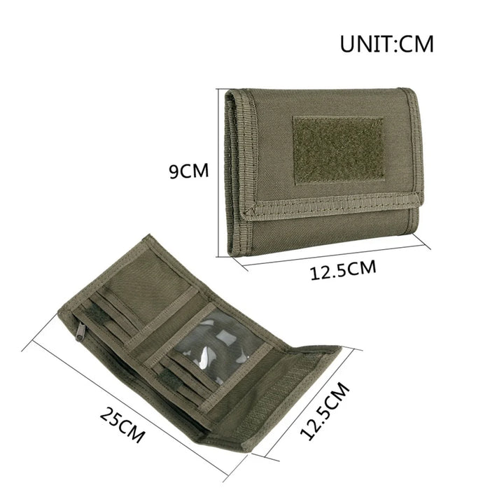 EXCELLENTE ELITE SPANKER Borsa portafoglio tattica EDC Pouch Card Pack Porta carte d'identità/porta carte bancarie Portafoglio portatile da uomo