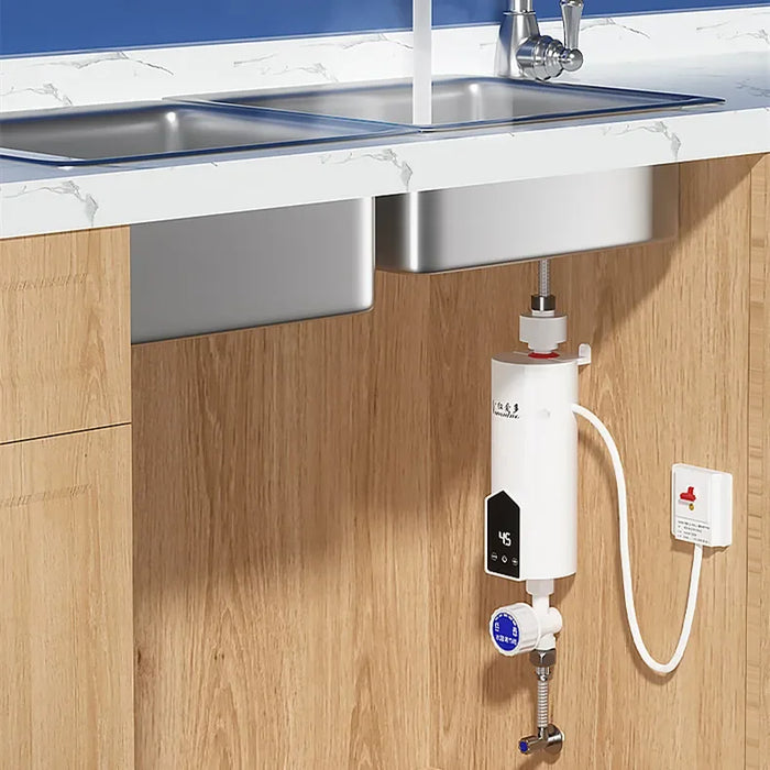Scaldabagno istantaneo 220V 3000W-5500W Riscaldatori elettrici portatili per bagno Doccia acqua calda e riscaldamento cucina domestica